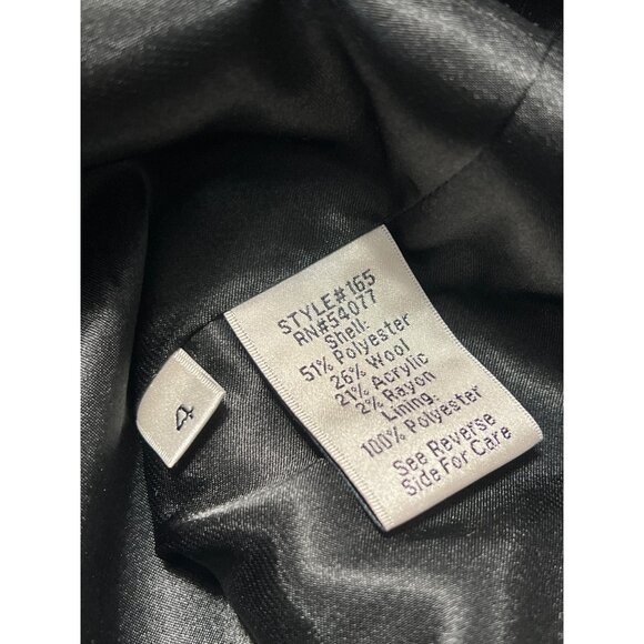 Cabi Plaid Wool Double-Breasted Jacket Size 4 - Picture 6 of 7